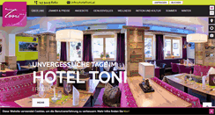 Desktop Screenshot of hoteltoni.at